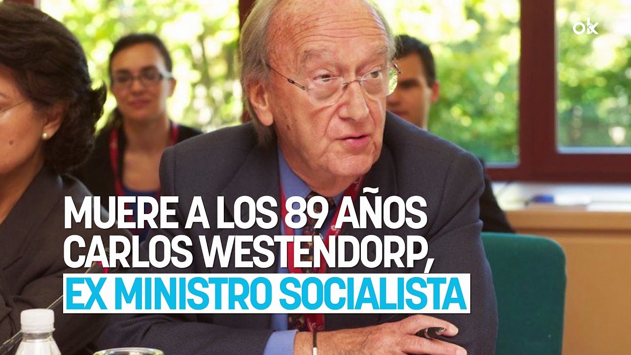 Muere a los 89 años Carlos Westendorp, ex ministro socialista y mentor político de Pedro Sánchez