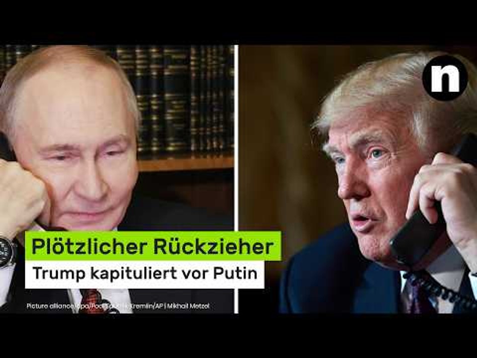 Donald Trump: Plötzlicher Rückzieher - 'The Don' kapituliert vor Wladimir Putin