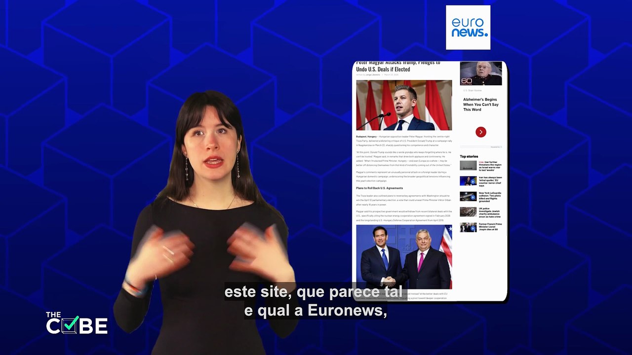 Imitação da Euronews: rede de desinformação pró-Kremlin tem como alvo as eleições na Hungria