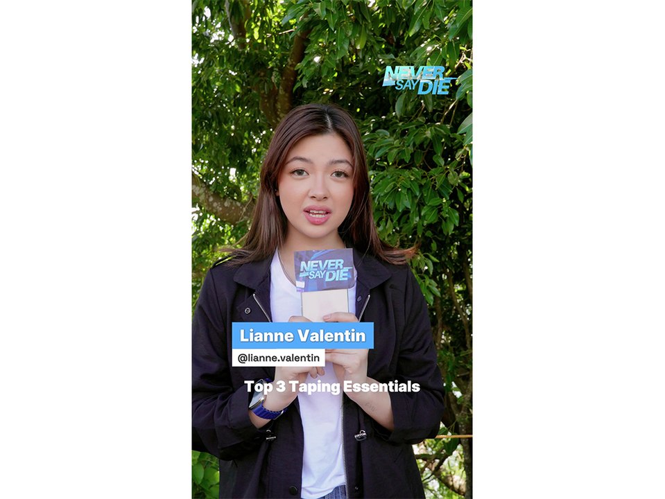 Never Say Die: Lianne Valentin's top 3 taping essentials | Online Exclusive