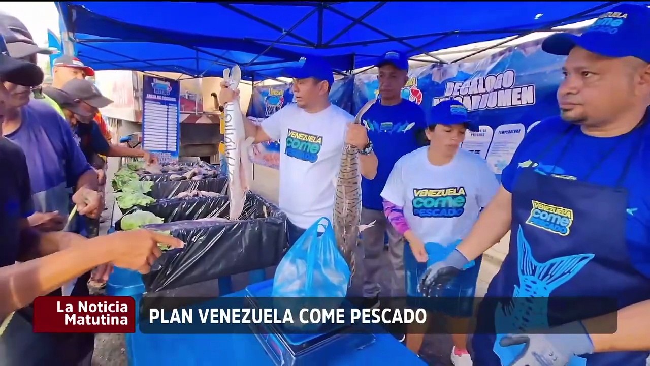 A través del “Plan Venezuela Come Pescado” se distribuirán 30 t de productos del mar