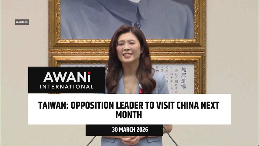 Taiwan's opposition leader to visit China next month, ahead of Trump