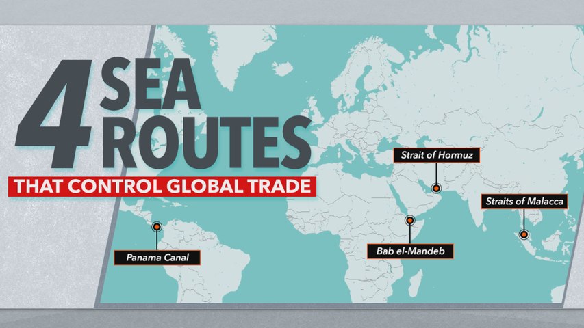 The 4 sea routes that keep the world running