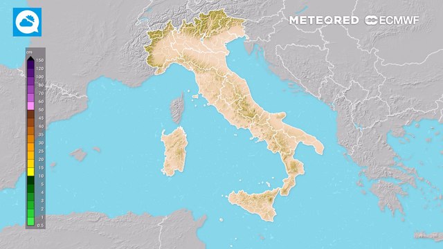 Il vortice ciclonico, centrato al Sud, richiama aria polare e venti tesi che porteranno maltempo diffuso, freddo anomalo e abbondanti nevicate appenniniche a quote basse