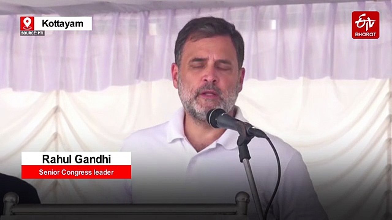 FCRA Row, Rubber Price Takes Centre Stage In Rahul Gandhi’s Kottayam Election Campaign
