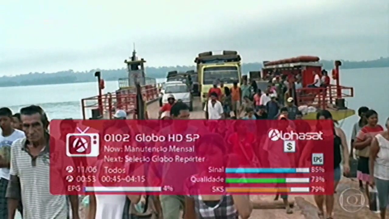 Manutenção Globo 06/11/17 - Zapper pelas afiliadas