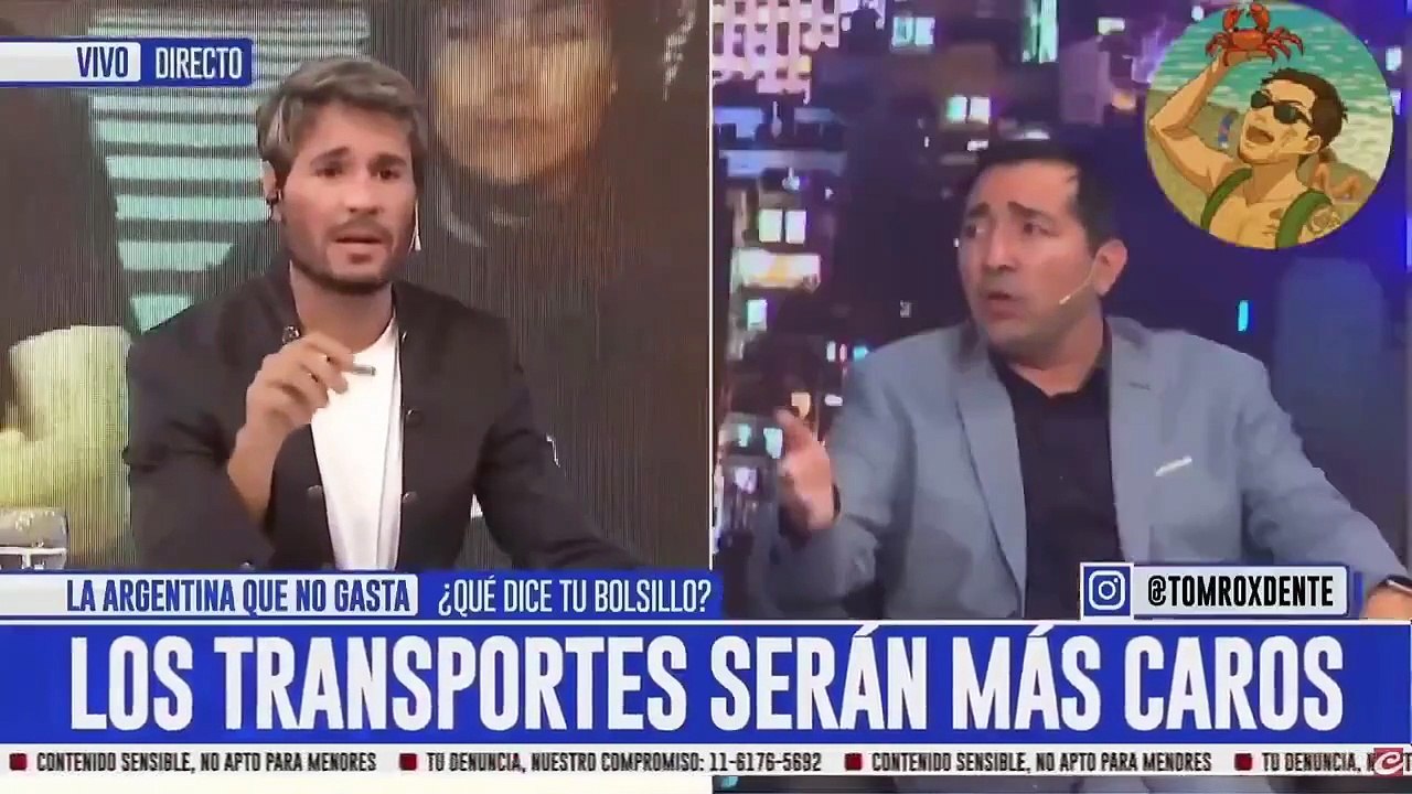 Tomas Dente se enojó con los que escriben los g...