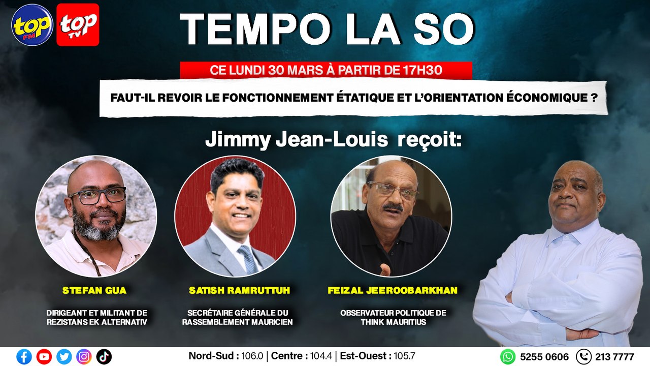 Tempo La So: Faut-il revoir le fonctionnement étatique et l’orientation économique ?