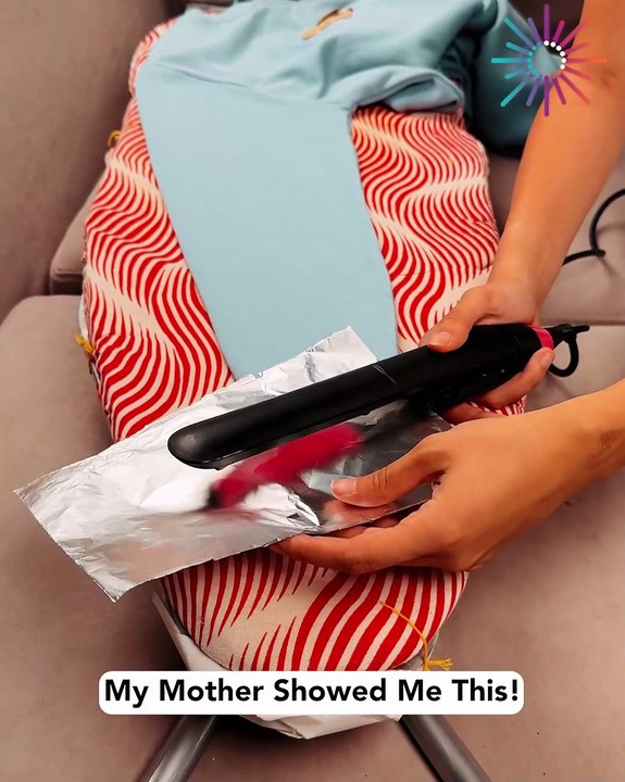 Quick ironing trick with foil💡