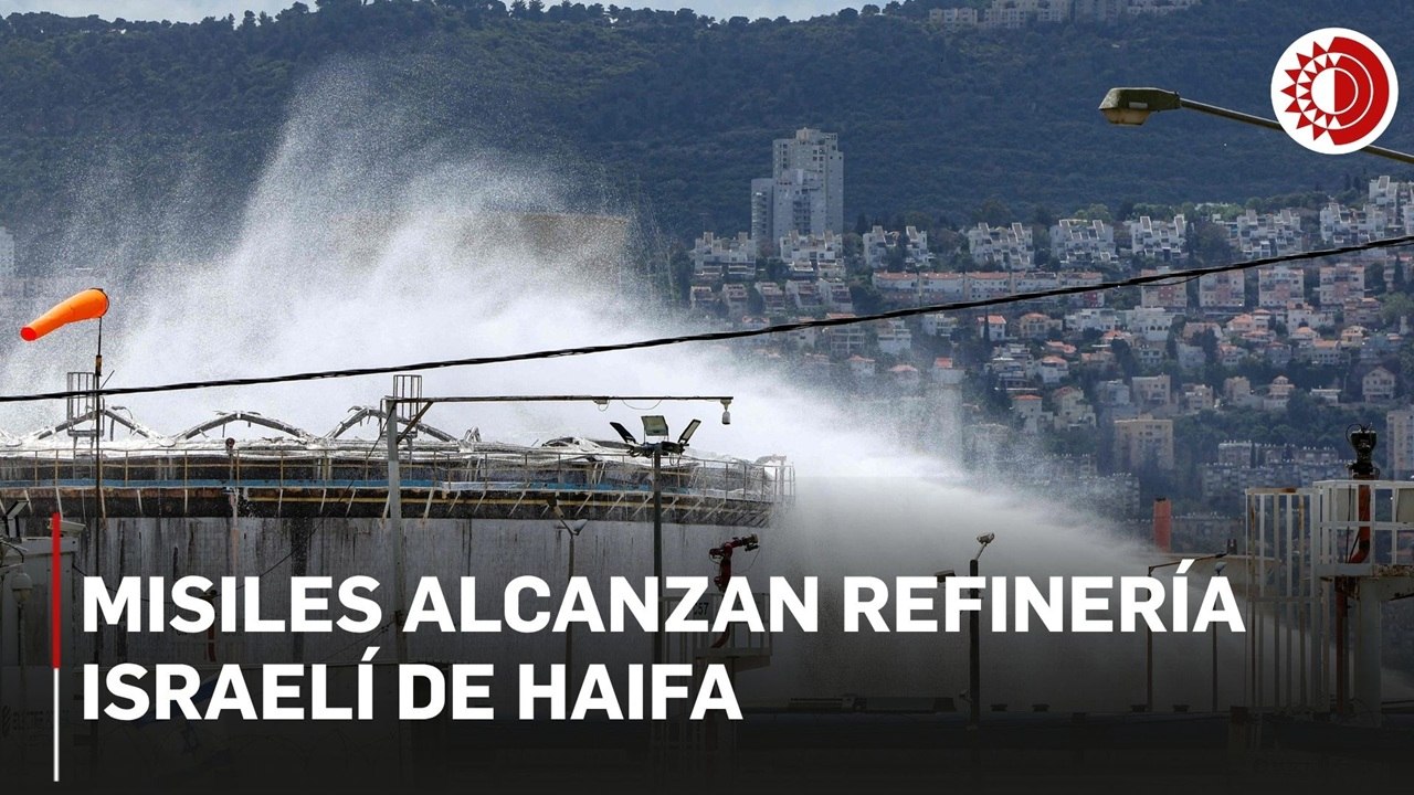 Misiles alcanzan refinería israelí de Haifa