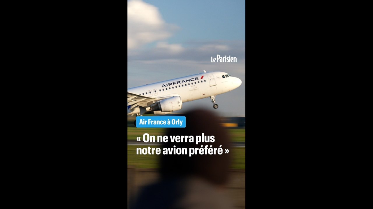 Les fans présents aux derniers décollages d’Air France à Orly