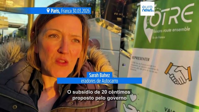 Marcha lenta na circular de Paris em protesto contra aumento dos combustíveis