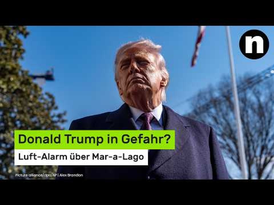 Donald Trump in Gefahr? Luft-Alarm über Mar-a-Lago