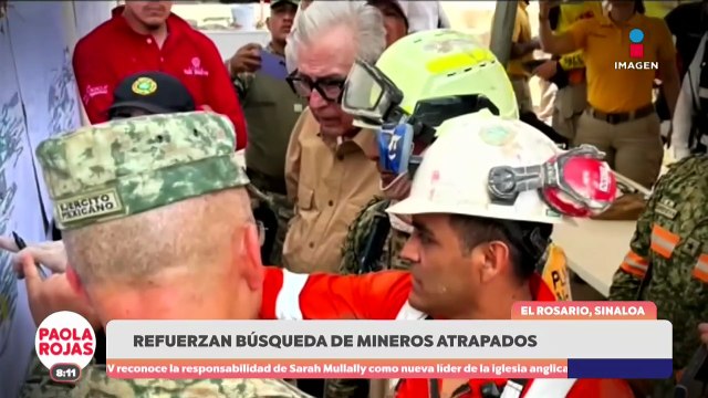 Gobierno refuerza búsqueda de mineros atrapados en Sinaloa | DPC con Paola Rojas