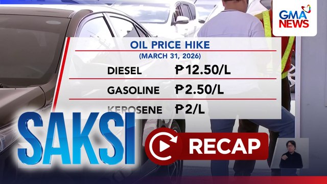 Saksi: (Part 1) Driver na tinakasan ang gasolinasan sa Q.C matapos magpa-full tank, sumuko; LPG, posibleng magtaas ng presyo; Piso, muling sumadsad | Saksi