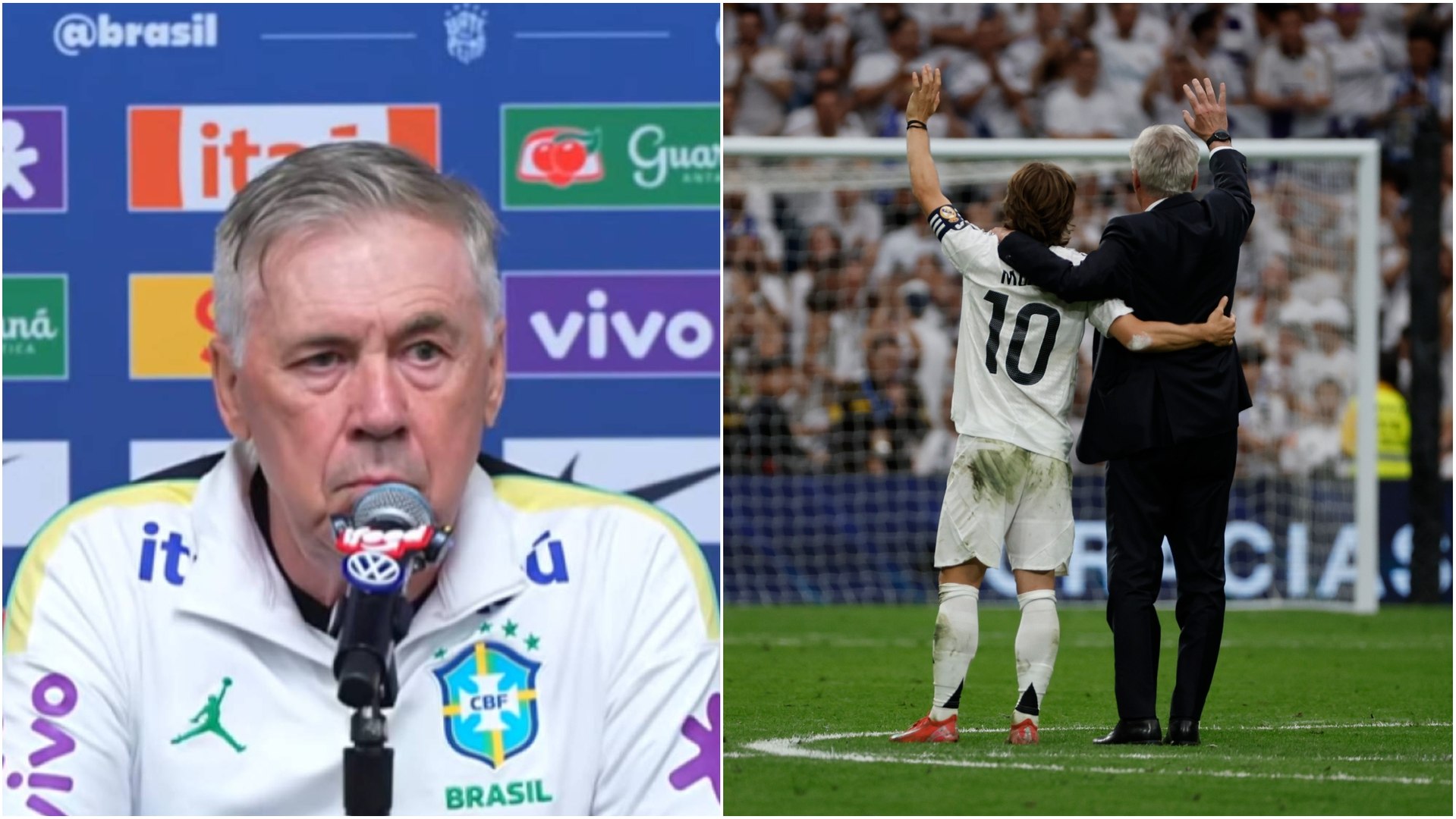 Ancelotti: "Luka Modric es uno de los mejores jugadores que entrené"