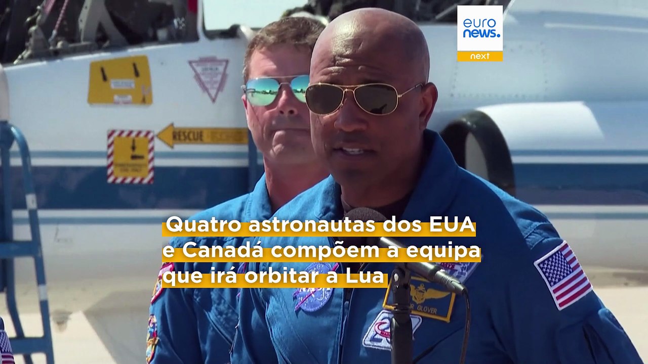 Astronautas da Artemis II preparam regresso da humanidade à Lua