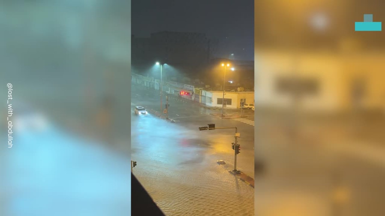 Extreme Thunderstorm Batters Uae With Lightning and Heavy Rain