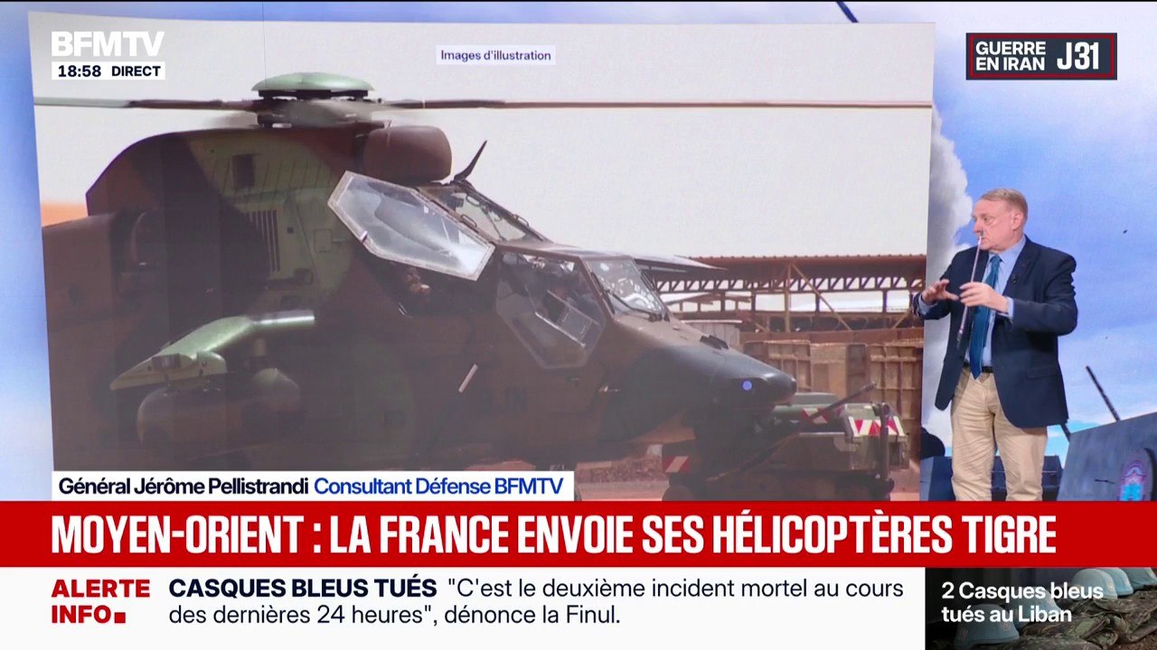 Guerre au Moyen-Orient: la France envoie ses hélicoptères Tigre