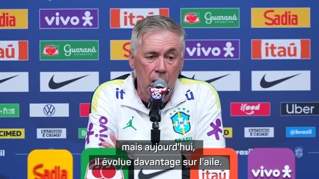 Brésil - Ancelotti : Endrick, le futur de la sélection nationale