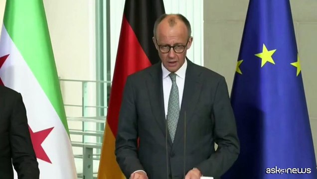 Merz vede presidente Siria: presto rimpatrio di 1,3 milioni rifugiati