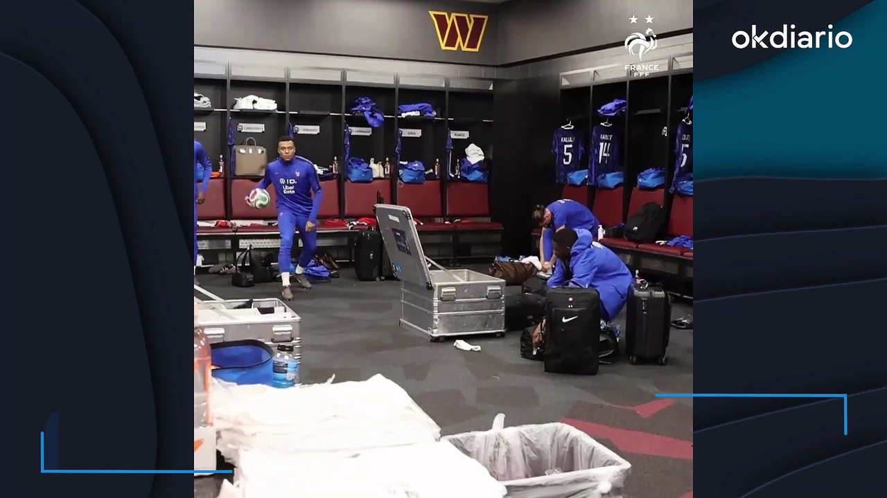 Mbappé pide un contrato a prueba en la NBA después de hacer una canasta viral