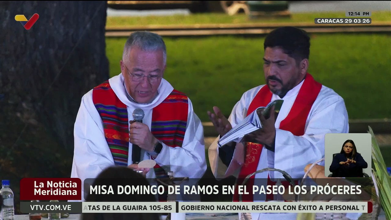 Caracas | Misa de Ramos 2026 se celebró en el Paseo Los Próceres