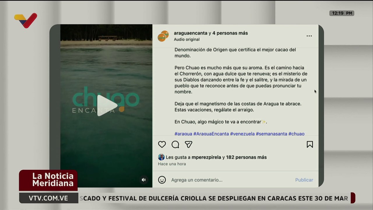 Esta Semana Santa disfruta del encanto y las hermosas playas de Chuao en el edo. Aragua