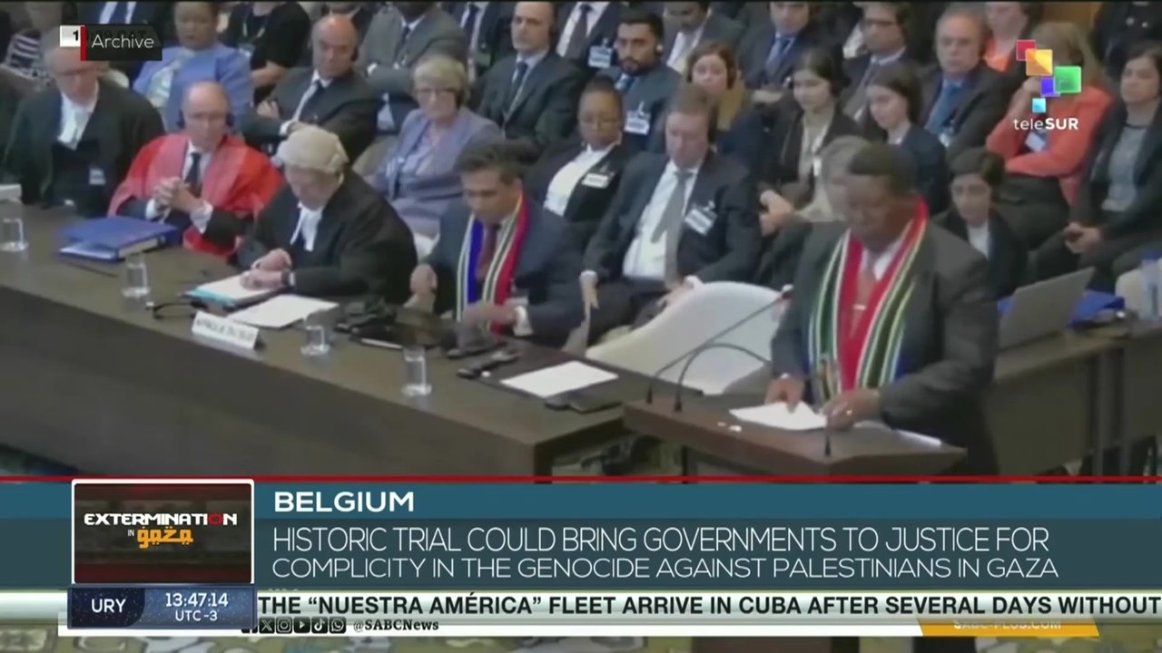 Belgium hold historic trial on Gaza genocide complicity