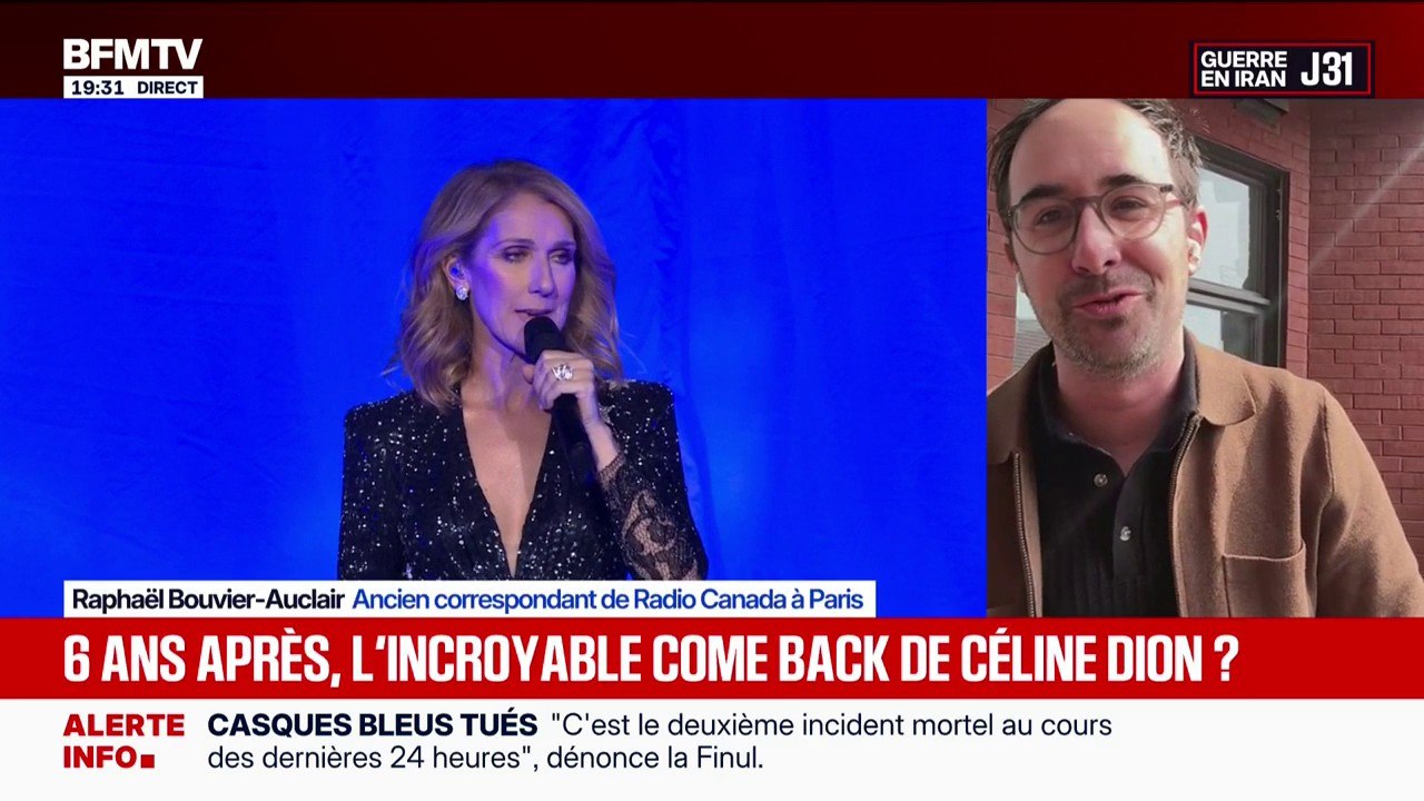 Retour de Céline Dion en France: "Il y a un brin de jalousie au Québec", plaisante Raphaël Bouvier-Auclair, ancien correspondant de Radio Canada à Paris