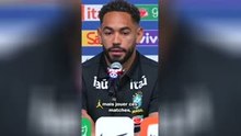 Brésil - La défaite face aux Bleus n'a pas traumatisé Matheus Cunha