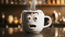 Animation of coffee