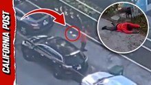 Huge bag of cocaine thrown at Florida man as cops swarm alleged drug deal in progress
