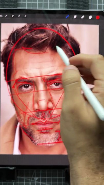 Hyper Realistic Portrait Drawing of Javier Bardem
