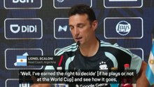 Messi deserves to make his own decision about World Cup - Scaloni