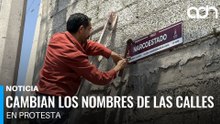 Habitantes de Tultitlán protestan cambiando nombres de calles a “Narcoestado”