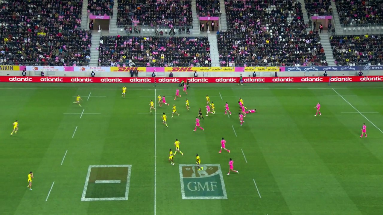 TOP 14 - Essai de Jérémy WARD (SFP) - Stade Français Paris - ASM Clermont