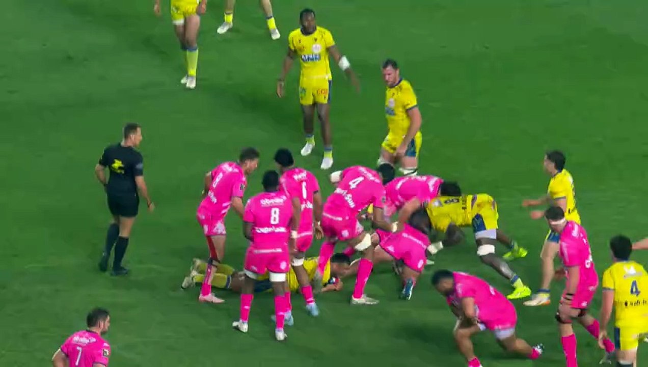 TOP 14 - Essai de Yoan TANGA (SFP) - Stade Français Paris - ASM Clermont