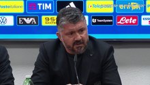 "Fatemi parlare di Dzeko": l'emozione di Gattuso in sala stampa
