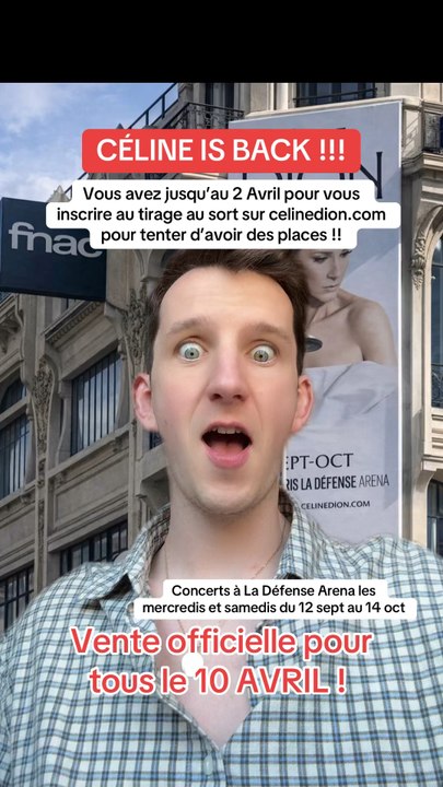 CÉLINE DION EST DE RETOUR OMMMG
