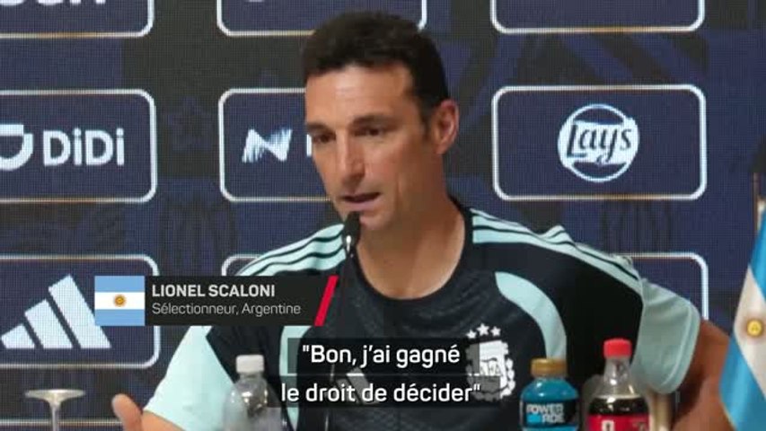 Argentine : Lionel Scaloni laissera le choix à Lionel Messi quant à sa participation à la Coupe du Monde