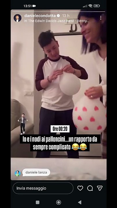 Daniele condotta story buon compleanno piccola