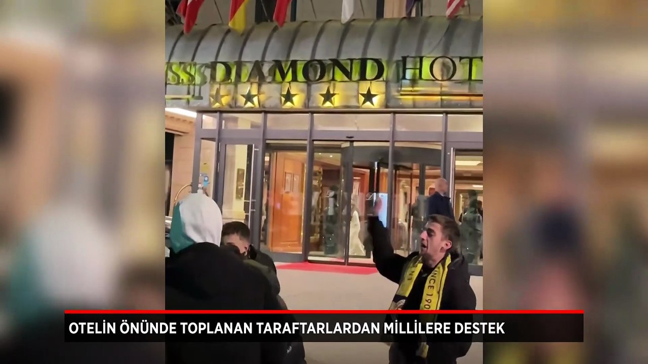 Taraftarlardan A Milli Futbol Takımı'na destek