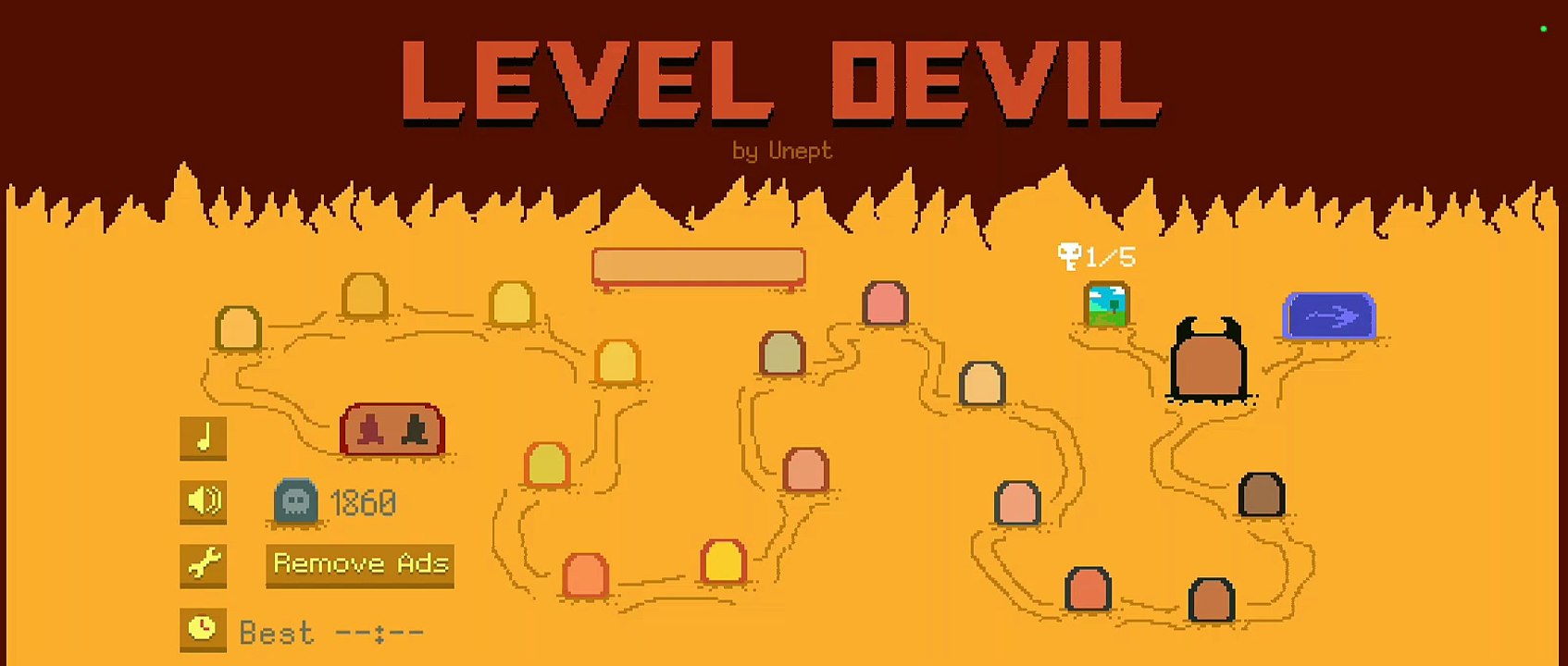 Level Devil Level 15 - All Stages Walkthrough (100% Complete)
