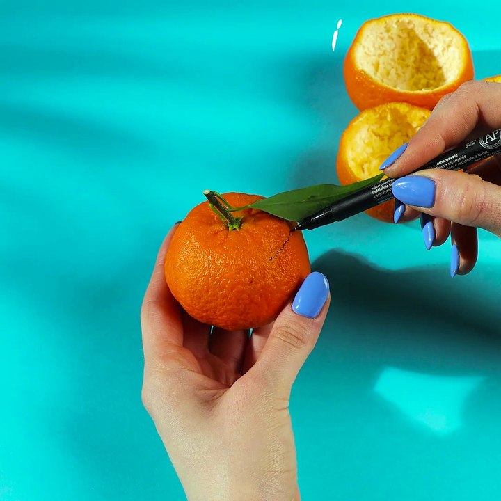 Teapot made of an orange! 🍊😲