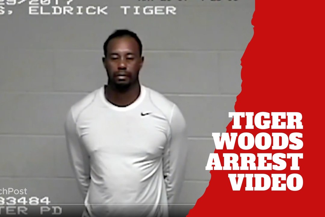 Reaparece video de Tiger Woods mostrando dificultades durante su arresto en 2017