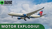 O que pode causar a explosão de uma turbina de avião?