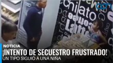 ¡Intento de secuestro frustrado! Un tipo siguió a una niña hasta el interior de una tienda