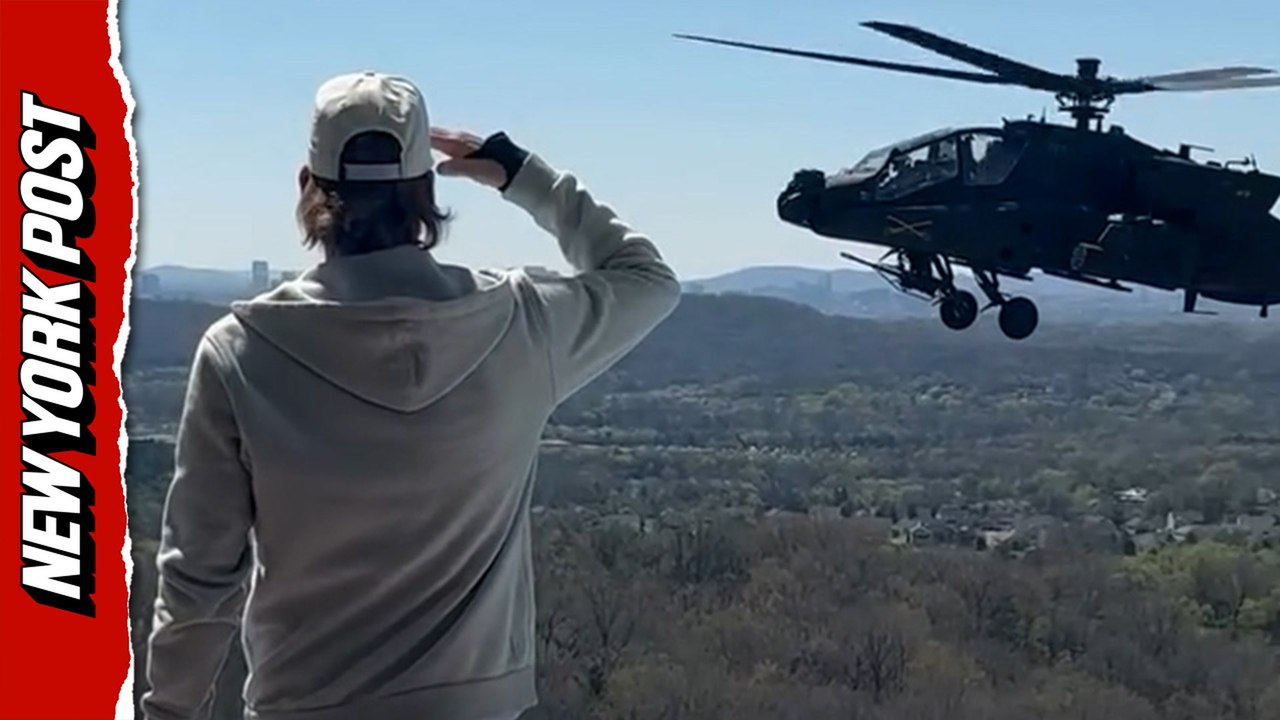 Military helicopter appears near Kid Rock's home