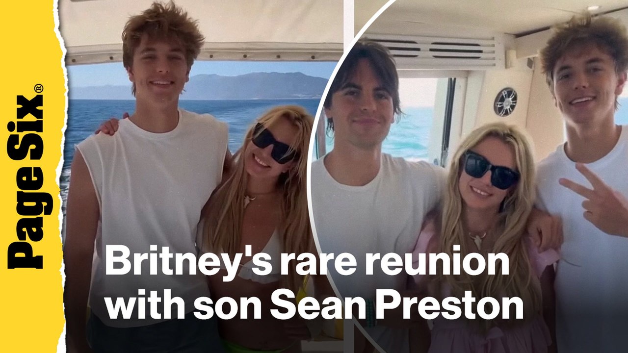 Britney Spears reunites with son Sean Preston, 20, on yacht trip after DUI arrest